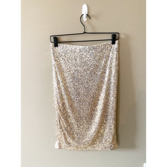 Chelsea & Violet Ombre Sequin Midi Skirt - Picture 9 of 9